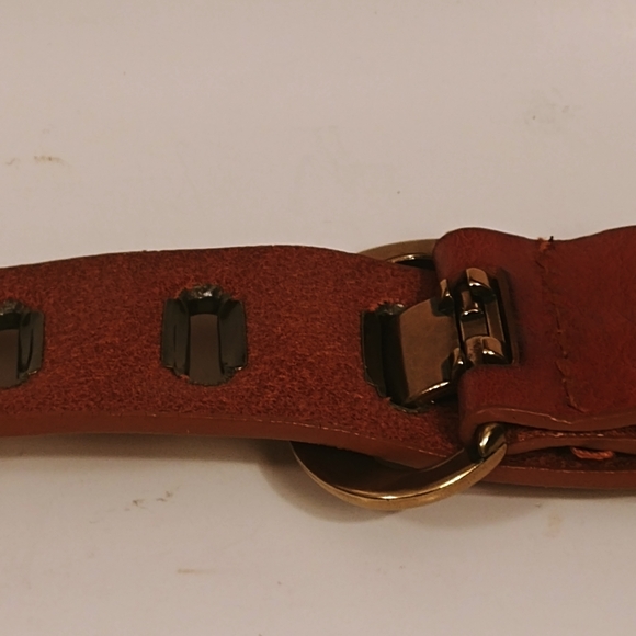 Michael Kors Brown Leather Belt sz S - Picture 6 of 6